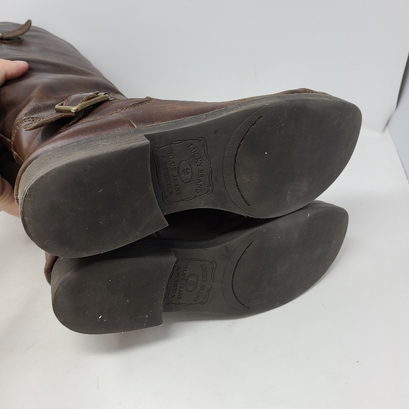 Lucky Brand Tall Knee High Riding Boots Womens Sho - Picture 5 of 7